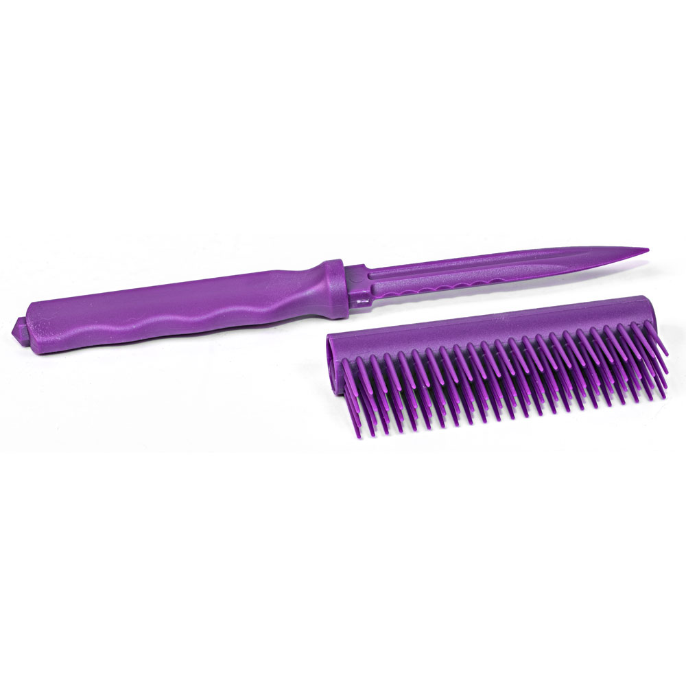 Purple Color Plastic Brush Knife view 2